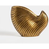 Aberto Design Dekorativna figura Školjka, 9x23x28cm, Zlatne boje | ePonuda.com