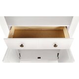 Støraa Bijela biblioteka od masivnog bora 181x31 cm Mille – | shoptok.hr