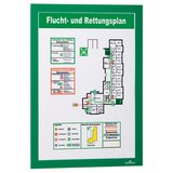 Durable Info okvir A4, XXL paket, 10 kos/škatla, zelen | Shoptok.si