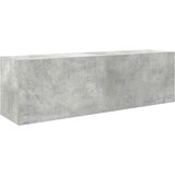vidaXL Kopalniška stenska omarica betonsko siv 100x25x30 cm inž. les, (21670442) | Shoptok.si