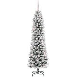 vidaXL Umestno božično drevo med 150 LED Zelena in bela 150 cm | Shoptok.si