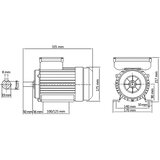  Jednofazni električni motor 1,5 kW / 2 KS 2 pola 2800 o/min | shoptok.hr