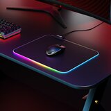 Rampage Podloga za miša MP-23 ČRNA 252*328*3mm s RGB Led | Shoptok.si