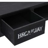 vidaXL Konzolni stol crni 110 x 45 x 76 cm drveni | shoptok.hr