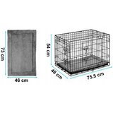 Pethaus PH-200 sklopivi metalni kavez za psa s ležajem S | shoptok.hr