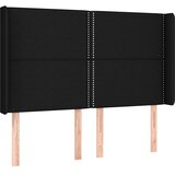  box spring s madracem LED crni 140x190 cm od tkanine | shoptok.hr