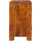 vidaXL Komoda Višebojna 90x35x60 puno drvo bagrem | shoptok.hr