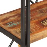 Police za knjige s 3 razine 60x30x80 cm masivno obnovljeno drvo | shoptok.hr