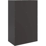  Visoka komoda crna 67 x 39 x 95 cm čelična | shoptok.hr