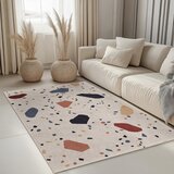 Mila Home Kremno bel pralen tekač 60x230 cm Cracked Terrazzo – | Shoptok.si