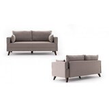 Atelier Del Sofa Bež sedežna garnitura 177 cm Bella – | Shoptok.si