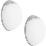 Wagner stenski blažilnik za vrata sog wall, Ø 20 mm, de 2 kosa, 8 mm, srebrne/bele barve | Shoptok.si