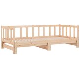  Dnevni ležaj na izvlačenje 2x (80 x 200) cm od masivne borovine | shoptok.hr