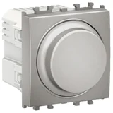 modularni dimer prekidač led 2M srebrni LMR9341004