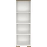 Paidi STOJEČ REGAL bela, barve hrasta | Shoptok.si