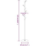  Za kapute bijeli 175 cm željezo obloženo prahom | shoptok.hr