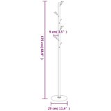  Stojalo za plašče belo 175 cm železo s prašnim premazom, (21244688) | Shoptok.si