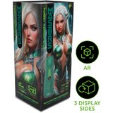  Masturs Ayla - stokajoč sesalni-vibracijski AR masturbator (zelena) | Shoptok.si
