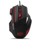 Esperanza Miš ESPERANZA GAMING WOLF 7D MX201, Red, 2400dpi, double-click, ergonomic, EGM201R | Eponuda.ba