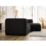 Bobochic Paris Crna kutna garnitura od bouclé tkanine (s desnim kutom) Zephyr – | shoptok.hr