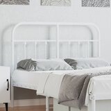 Maison Chic kovinsko posteljno vzglavje - vzglavna omarica - nočna omarica belo 120 cm, (21705188) | Shoptok.si