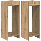  Stalak za biljke s policom 2 pcs Zanatski Hrast 30 x 30 x 80 cm | Eponuda.ba