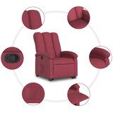  Naslonjač na podizanje od tkanine crvena boja vina | Eponuda.ba