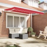  Skrovita tenda Crvena i bijela 350x200 cm 350 x 200 cm | shoptok.hr
