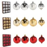 Molarem Home Set od 12 kuglica za božićno drvce – 6 cm, crvena | shoptok.hr