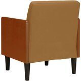 SOFA fotelja s naslonima za ruke smeđa 55 cm baršunasta | Shoptok.si