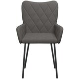  Jedilni stoli 2 kosa temno sivo blago, (20943762) | Shoptok.si