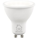 Deltaco SMART HOME LED Žarulja GU10 s WiFi, 5W, 470lm, 2700K-6000K, Bijela Cijene