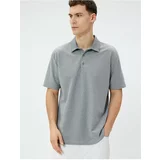 Koton Polo T-shirt - Gray