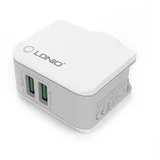 Kućni punjač A2203 dual USB 2.4A + Micro USB kabel beli