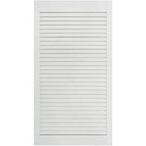  Vrata z letvicami trdna borovina bela 99,3x39,4 cm, (20823736) | Shoptok.si