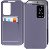 AVIZAR Usnjeno ohišje za Galaxy S25 in S24 Display window Card, Lavanda, (5000013557) | Shoptok.si