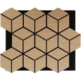 dekorativni zidni panel clint 56×69 cm, hexagon