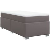  s oprugama i madracem sivi 80 x 200 cm od umjetne kože | shoptok.hr