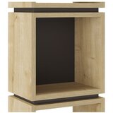 Marckeric Crna/u prirodnoj boji biblioteka u dekoru hrasta 32x167 cm Lofty – | shoptok.hr