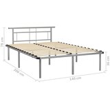  Okvir za krevet sivi metalni 140 x 200 cm | Eponuda.ba