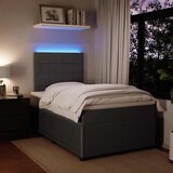  Krevet box spring s madracem tamnosivi 120 x 190 cm baršun | shoptok.hr