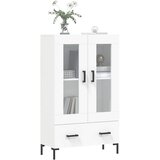  Visoka komoda bijela 69,5 x 31 x 115 cm od konstruiranog drva | shoptok.hr