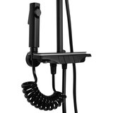 Rea Tuš set s termostatom Savio Black | shoptok.hr