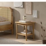 Vipack Nočna omarica iz masivnega hrasta v naravni barvi Olive – | Shoptok.si