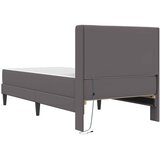  Okvir kreveta s madracem Siva 80 x 200 cm Umjetna koža - Siva 80 x 200 cm | shoptok.hr