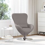 vidaXL Jajčast stol Taupe blago | Shoptok.si