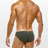 Modus vivendi muške slip gaće od organskog pamuka u tamno-kaki boji | Eponuda.com