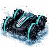 Daljinski upravljani RC auto za akrobacije, plutajući tirkizni 4x4 | shoptok.hr