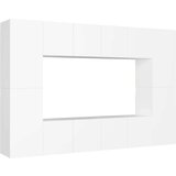  8-dijelni set TV ormarića bijeli od iverice | shoptok.hr
