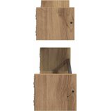  Polica na zidu Zidne 2 pcs Umjetnički hrast 80 x 16 x 14 cm | shoptok.hr